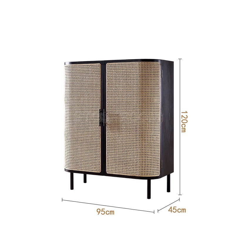 Ermina Rattan Shoe Cabinet