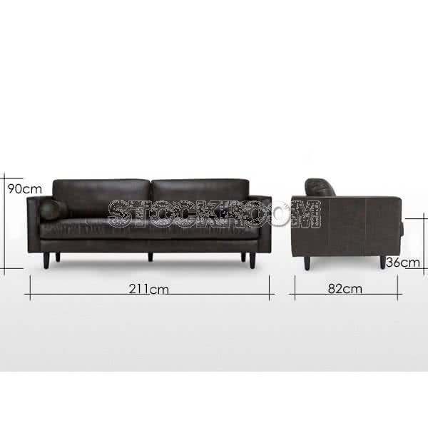 Eton Leather Sofa 2 & 3 Seater