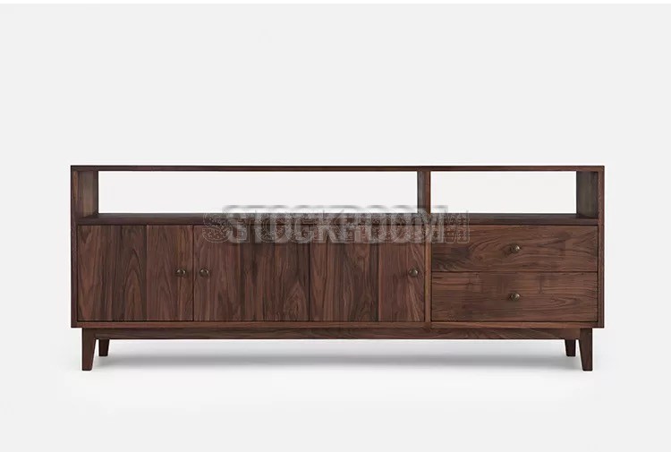 Everett Solid Oak Wood Sideboard