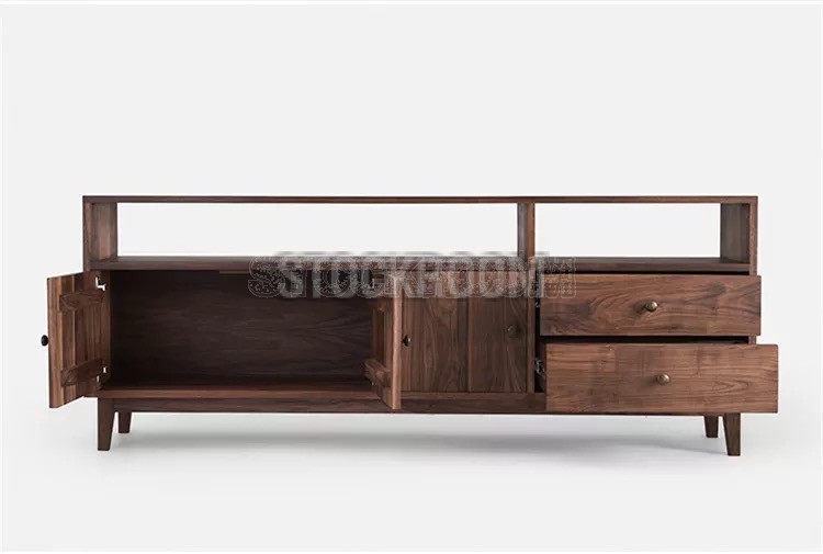 Everett Solid Oak Wood Sideboard