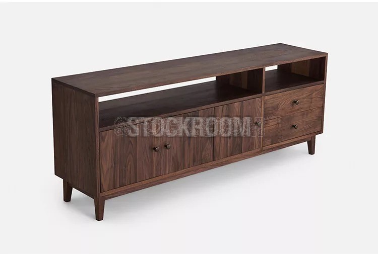 Everett Solid Oak Wood Sideboard