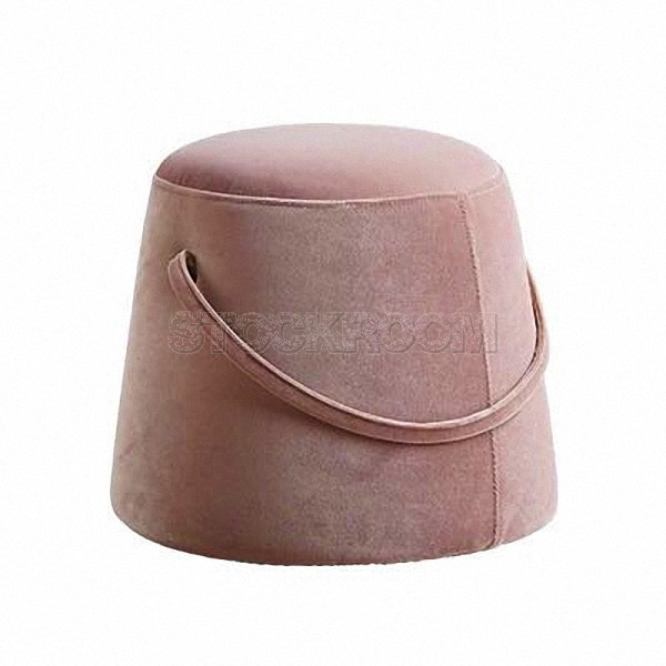 Evita Fabric Stool Ottoman