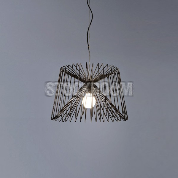 Bertrand Industrial Style Wire Pendant Lamp