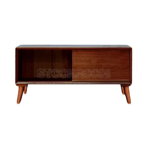 Faraday Wood TV Cabinet and Media Unit - Oak