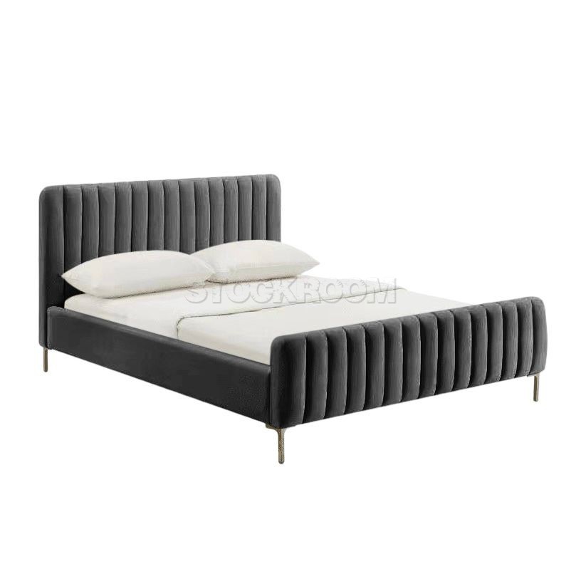 Felisa Fabric Upholstered Bed Frame With Storage