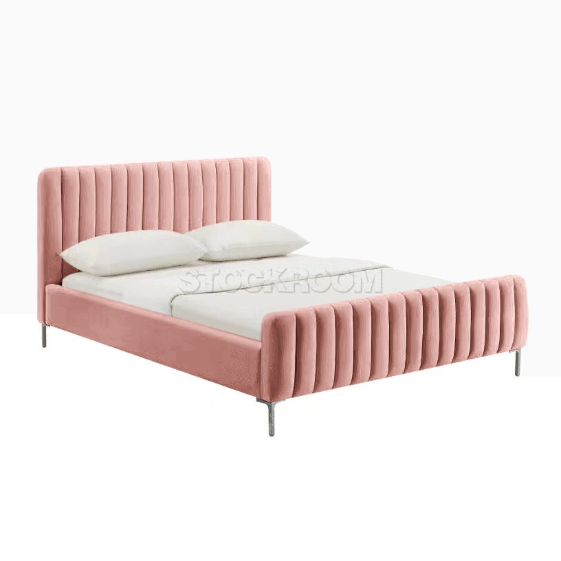 Felisa Fabric Upholstered Bed Frame