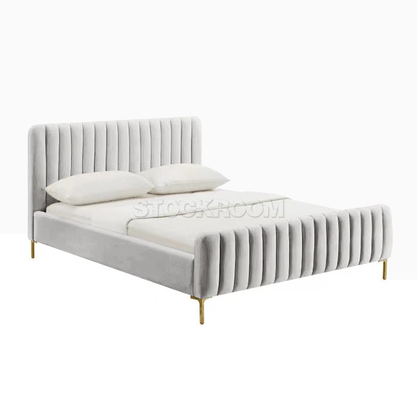 Felisa Fabric Upholstered Bed Frame