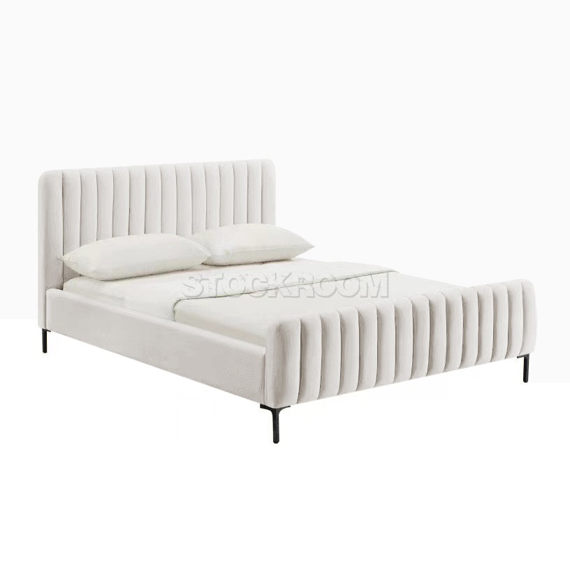 Felisa Fabric Upholstered Bed Frame With Storage