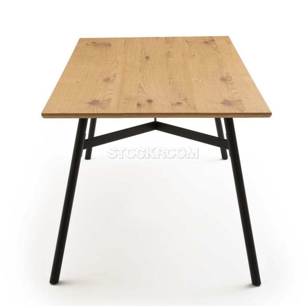 Ferko Solid Wood Industrial Style Table