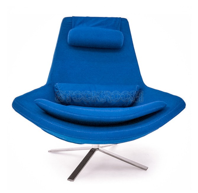 Flame Style Fabric Lounge Chair