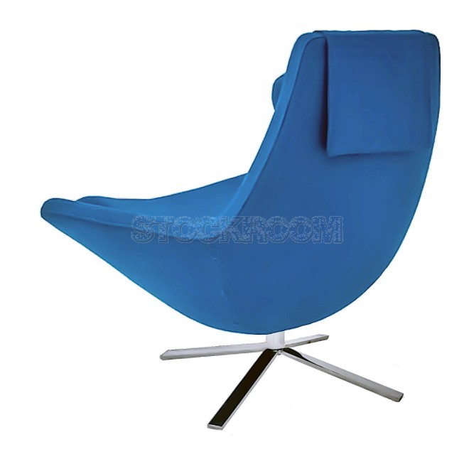 Flame Style Fabric Lounge Chair