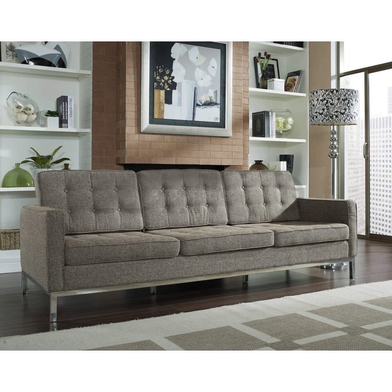 Florence Knoll Style Sofa (3 seater)