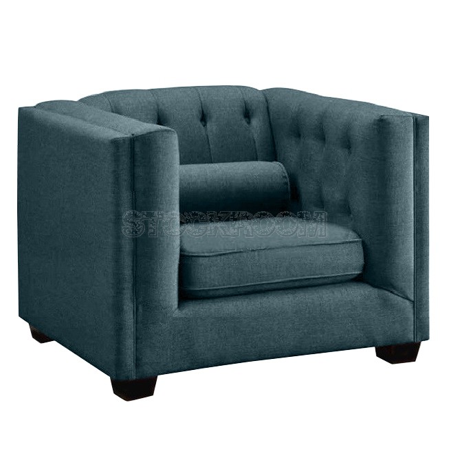 Florence Contemporary Fabric Armchair / Leather Armchair