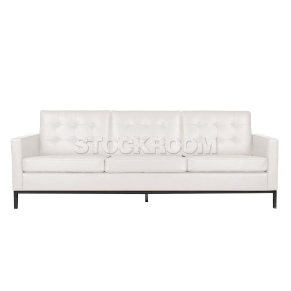 Florence Knoll Style Sofa With Black Base (3 seater)
