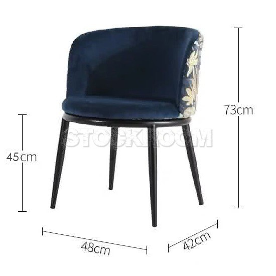 Florian Full Fabric Upholstered Dining Chair