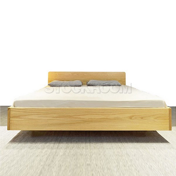 Florida Solid Oak Wood Bed Frame