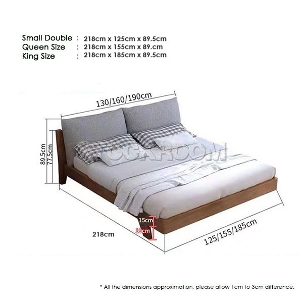 Francisco Solid Wood Bed Frame
