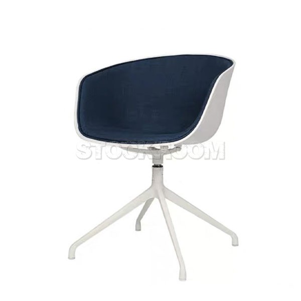 Frasier Style Half-Upholstered Office Chair