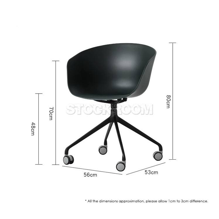 Frasier Style Office Chair With Castors