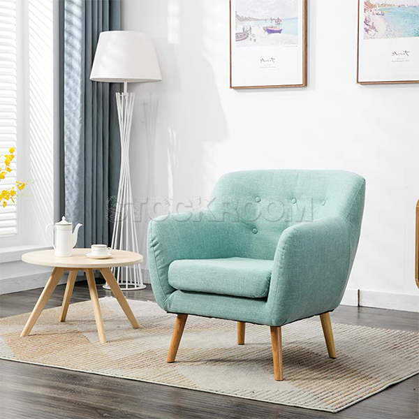 Geneva Fabric Armchair / Lounge Chair