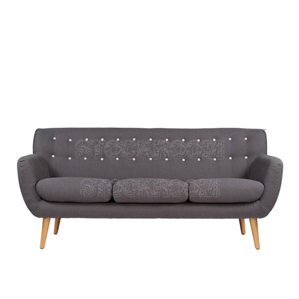 Geneva Fabric Sofa 3 Seater