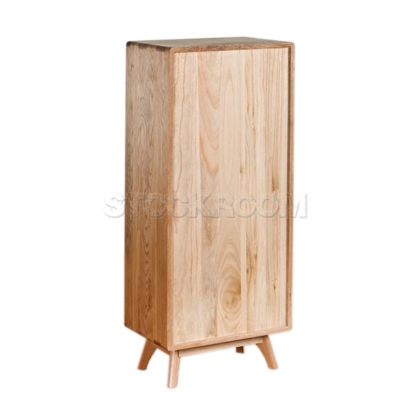 Gerardo Solid Oak Wood Storage Cabinet