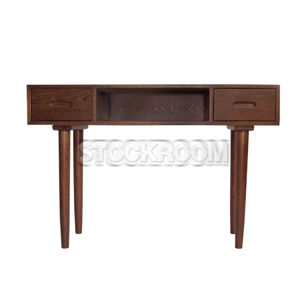 Gilleria Solid Oak Wood Console Table