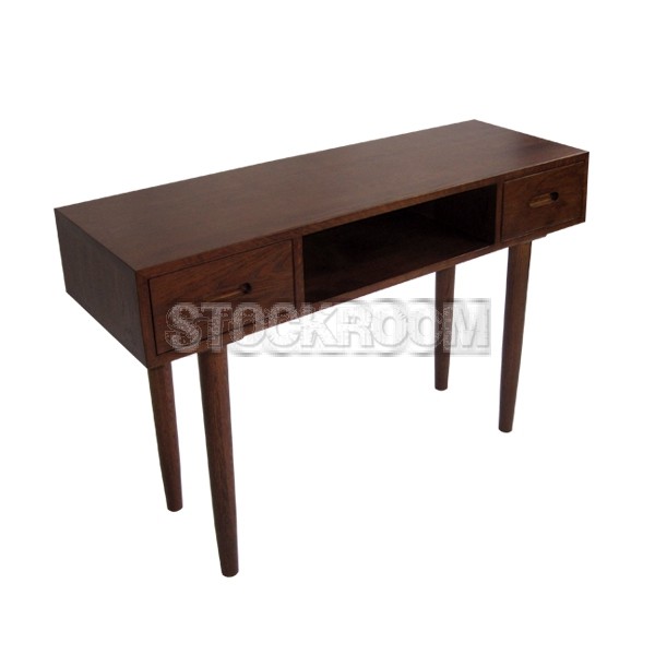 Gilleria Solid Oak Wood Console Table