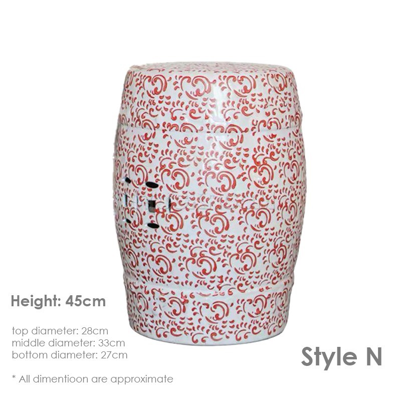 GRAND DRUM / STOOL - Royal Pattern
