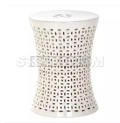 GRAND DRUM / STOOL - COIN PATTERN