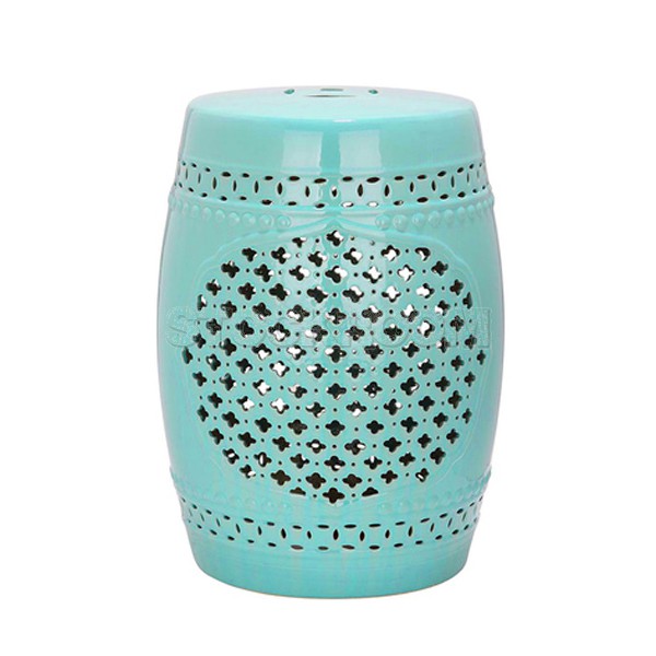 GRAND DRUM / STOOL - Floral Pattern Craving 