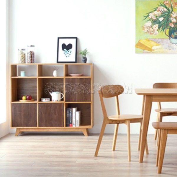 Grant Living Room Side Cabinet - Oak Finish