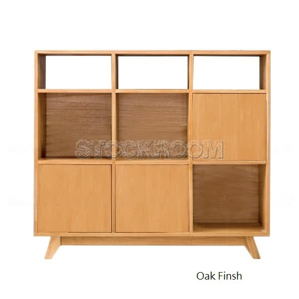 Grant Living Room Side Cabinet - Oak Finish