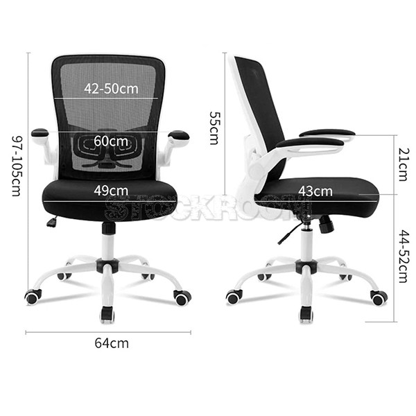 Gregor Contemporary Ergonomic Office Chair with Castors