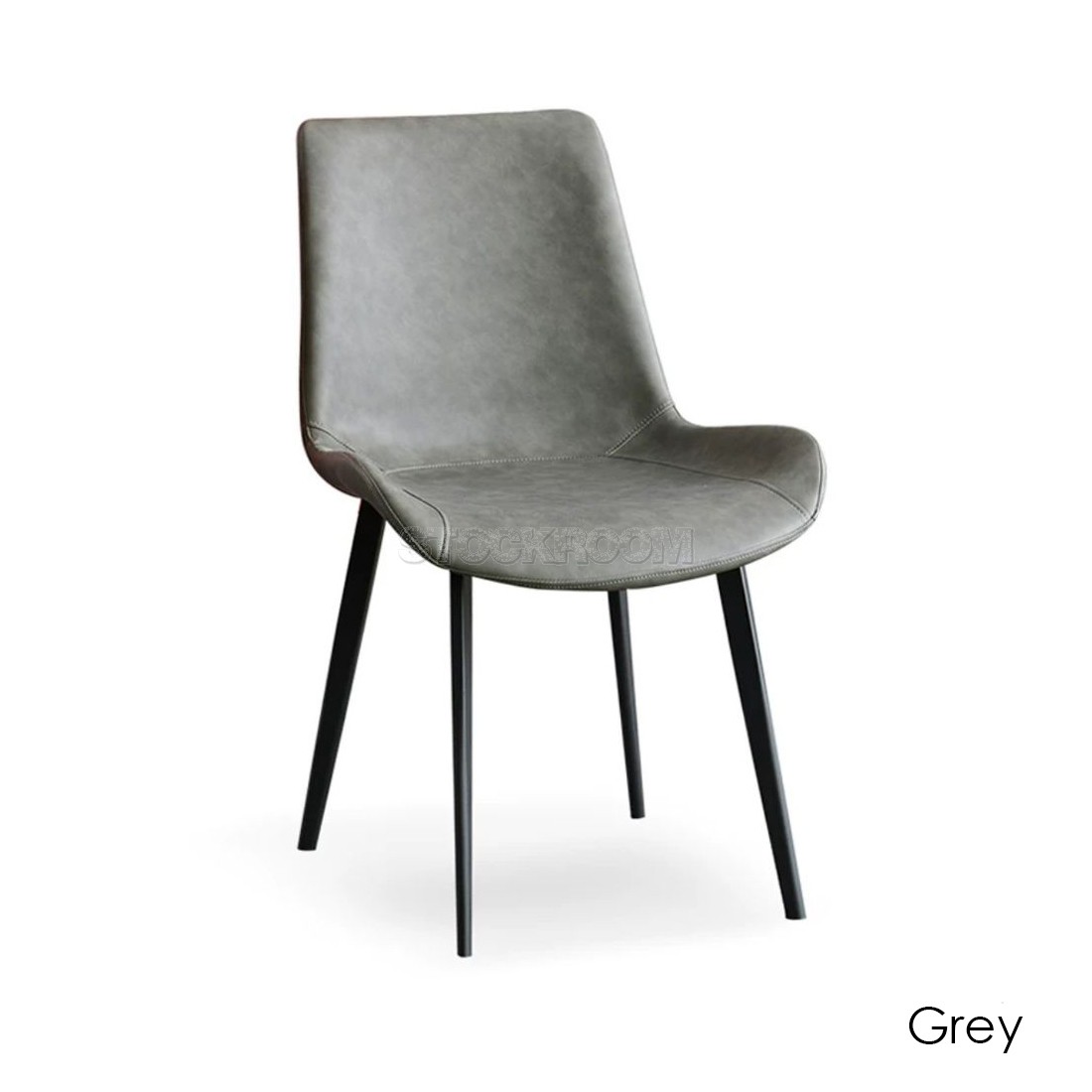 Beckett Upholstered Dining Chair With Metal Legs