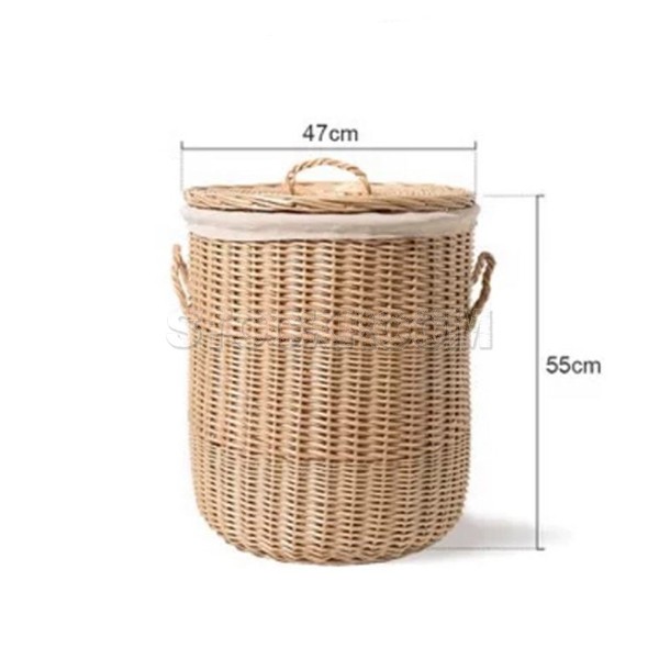 Griffin Rattan Laundry Basket