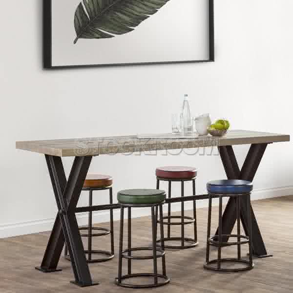 Hakon Industrial Style Bar Table