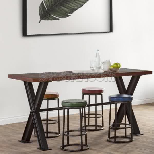 Hakon Industrial Style Bar Table