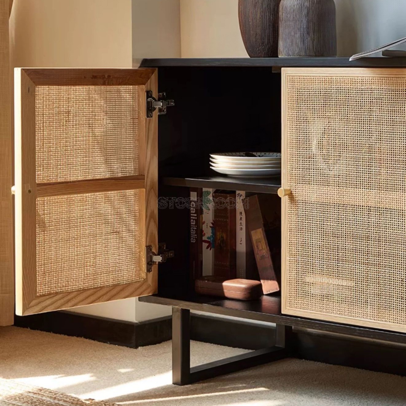 Hania Rattan Sideboard