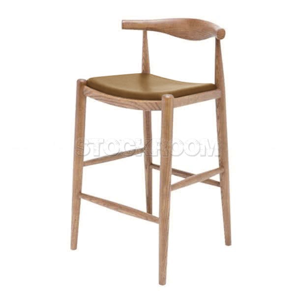 Hans J. Wegner Style ELBOW STOOL