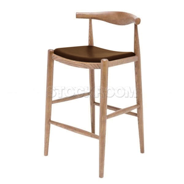 Hans J. Wegner Style ELBOW STOOL