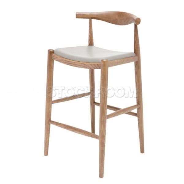 Hans J. Wegner Style ELBOW STOOL