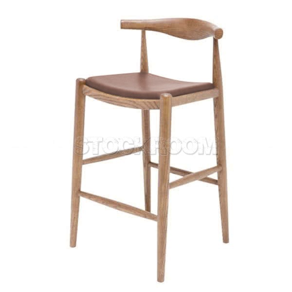 Hans J. Wegner Style ELBOW STOOL