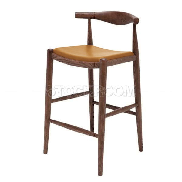 Hans J. Wegner Style ELBOW STOOL