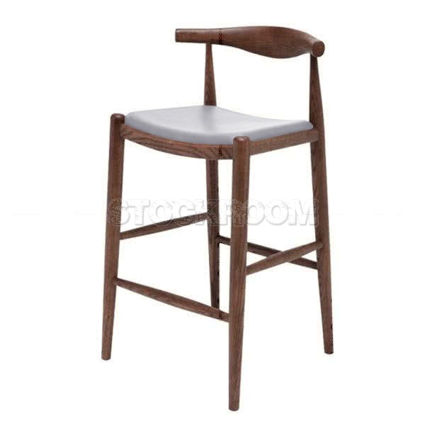 Hans J. Wegner Style ELBOW STOOL