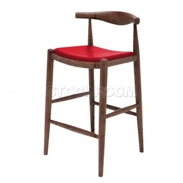 Hans J. Wegner Style ELBOW STOOL