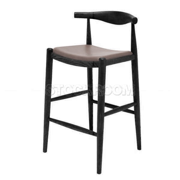 Hans J. Wegner Style ELBOW STOOL