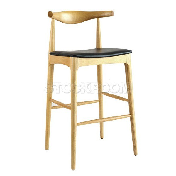 Hans J. Wegner Style ELBOW STOOL