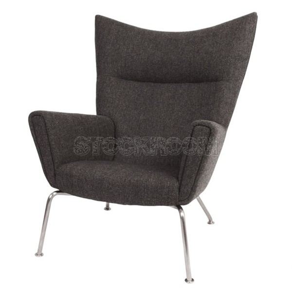 Hans J. Wegner Style Wing Chair CH445