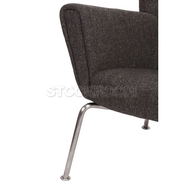 Hans J. Wegner Style Wing Chair CH445